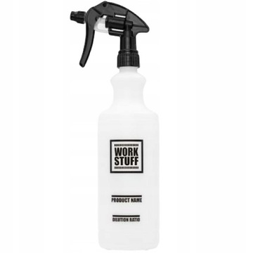 WORK STUFF Work Bottle Pusta Butelka Spryskiwacz do chemii + Atomizer 1L