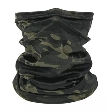 CHUSTA NA SZYJĘ / KOMIN OPASKA SZAL MULTICAM BLACK