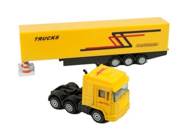 ГРУЗОВИК С ПОЛУПРИЦЕПОМ АВТОМОБИЛЬНЫЙ КРАН СТРОИТЕЛЬНЫЕ ЗНАКИ