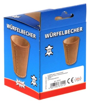 % Чашка для кубиков /84 мм /Amigo