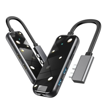 Baseus HUB MacBook USB HDMI SD RJ45 CAHUB-FZ0G