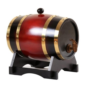Beczka 3L/1,5L z 3L Czerwona
