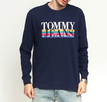 TOMMY HILFIGER KOSZULKA DŁUGI RĘKAW LONGSLEEVE XL