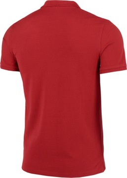 РУБАШКА ПОЛО 4F КРАСНАЯ ПОЛОВИНА 100% ХЛОПКА TSM008B размер M