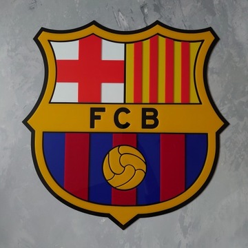 Настенный герб ФК Барселона, подарок парню