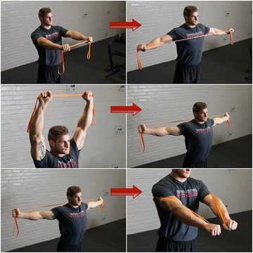GUMA TAŚMA DO ĆWICZEŃ CROSSFIT PODCIĄGANIA 11-30KG