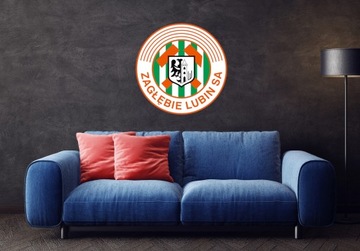 Zagłębie Lubin herb na ścianę do domu prezent na święta dla chłopaka męża