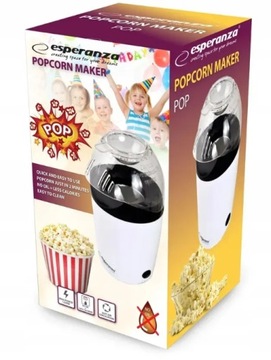 SUPER MASZYNKA URZĄDZENIE DO POPCORNU BEZ TŁUSZCZU