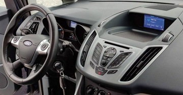 Ford C-MAX II Minivan 1.0 EcoBoost 125KM 2013 Ford C-MAX 1.0i 125kM Klima Navi Tempomat Czujniki Bluetooth Hak Pelen Ser, zdjęcie 4