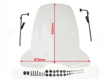 ВЕТРОВОЕ СТЕКЛО СКУТЕРА YM-4245 KYMCO AGILITY