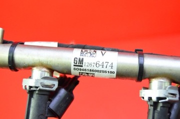 РЕЙКА ВПРЫСКА ФОРСУНКИ LV7 12676474 OPEL ASTRA V K 1.4 16V 100 HP