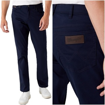 WRANGLER TEXAS MĘSKIE SPODNIE MATERIAŁOWE W33 L34