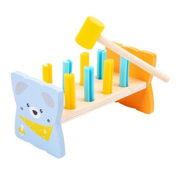 Верстак для отбивания игрушки молотком. Деревянная игрушка для