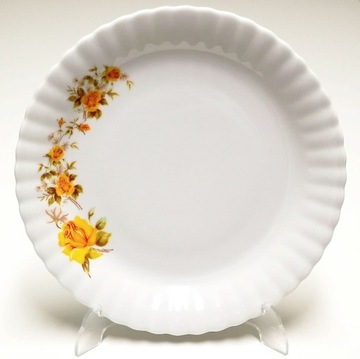 970 IWONA TALERZ PŁYTKI 24 cm CHODZIEŻ MALCER PORCELANA