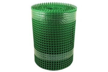 Siatka Ogrodzeniowa Zielona Rabatowa Plastikowa 0,6m x 50m