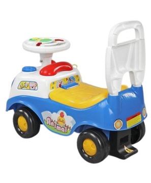 БОЛЬШАЯ ПОЕЗДКА НА АВТОМОБИЛЕ WALKER PUSH 3в1 СО ЗВУКАМИ