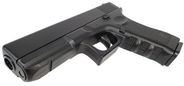 PISTOLET METALOWY NA KULKI CZARNY REPLIKA ASG +GRANAT KULEK 800szt + tarcze