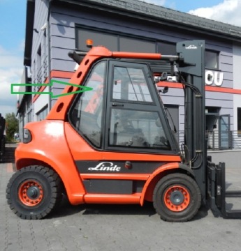 Левое и правое боковые окна кабины Linde 353