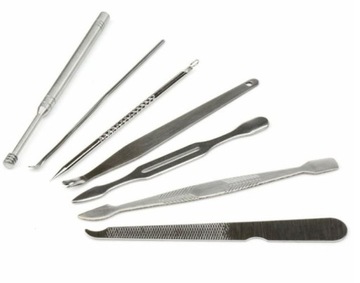 МАНИКЮРНЫЙ НАБОР КЛИПЦЫ ДЛЯ НОГТЕЙ НОЖНИЦЫ 14 ЭЛЕМЕНТОВ ЧЕХОЛ