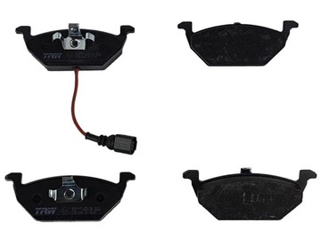 ПЕРЕДНИЕ ДИСКИ + КОЛОДКИ TRW VW GOLF V POLO 9N 256MM