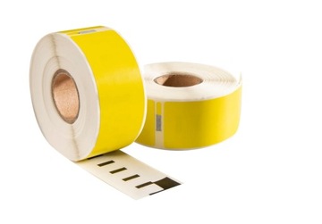 Etykiety żółte do Dymo LW LabelWriter 99012 89mmx36mm 260szt 89x36mm