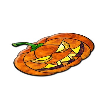 ДВЕРНАЯ ВЕШАЛКА «ХЭЛЛОУИН ТЫКВА» АКРИЛОВЫЙ КУЛОН БОЛЬШОЙ НОМЕР ДОМА