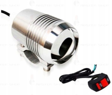 ГАЛОГЕННЫЙ ПРОЖЕКТОР CREE LED + ВЫКЛЮЧАТЕЛЬ ХРОМ