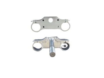 Półka zawieszenia cross 125, 250 KOMPLET srebrna