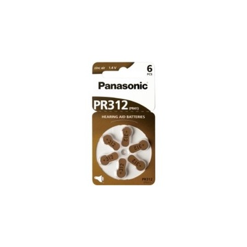 60 x bateria do aparatów słuchowych PANASONIC 312