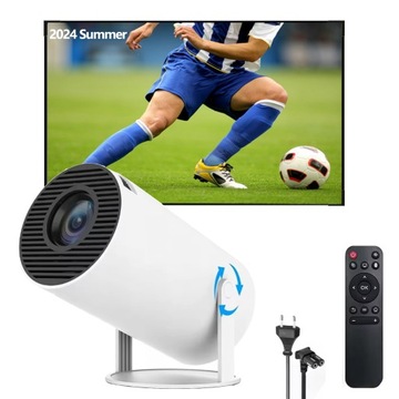 PROJEKTOR HY300 PRO 2024 NOWA WERSJA 4K WIFI PRZENOŚNY SMART ANDROID TV