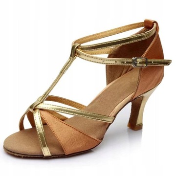 BUTY DO TAŃCA TOWARZYSKIEGO TANECZNE SZPILKI 7cm