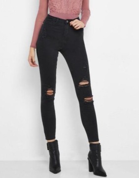 D3F311*MISSGUIDED JEANSY Z DZIURAMI L 40 L01