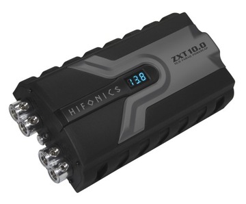 Kondensator HiFonics ZXT10.0 pojemność 10 Faradów do instalacji zasilającej