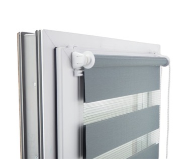 Рулонные шторы ДЕНЬ НОЧЬ ПРЕМИУМ, размер 75Х220