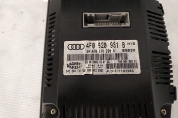 4F0920931B PŘÍSTROJOVÁ DESKA BUDÍKY AUDI A6 C6 TDI EVROPA