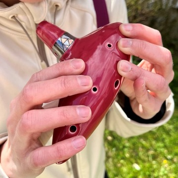 OCARINA ZELDA красная, ручки, халява, ОРИГИНАЛ