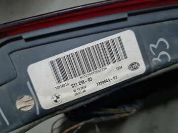 BMW X5 F15 2014 R XDRIVE 30 D 190KW SVĚTLO LEVÝ ZADNÍ W KRYT 7301271