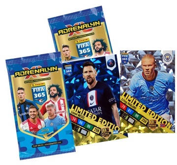 2 saszetki MESSI + HAALAND Limited karty FIFA 2023