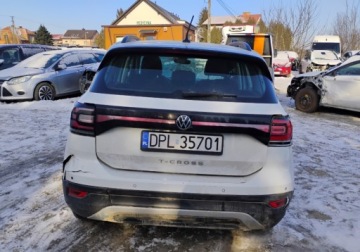 Volkswagen T-Cross SUV 1.0 TSI 95KM 2021 Volkswagen T-Cross 2021r, SALON POLSKA. 1.0 TSI. Uszkodzony prawy przod i, zdjęcie 17