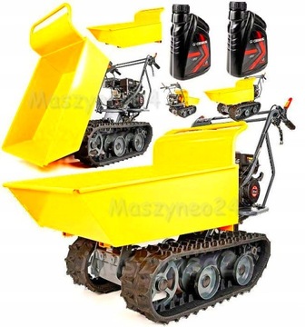 Transporter gąsienicowy Cedrus TR300G Wozidło TACZKA + Oleje silnik LONCIN