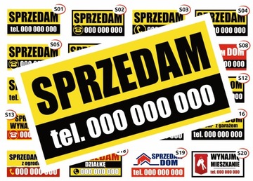 baner SPRZEDAM KUPIĘ ZAMIENIĘ RÓŻNE WZORY 1x2m 100x200cm