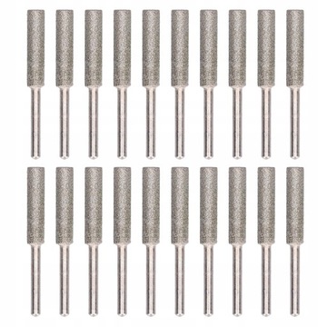20SZT OSTRZAŁKA DO ŁAŃCUCHA PILNIK 5.5mm SREBRNY