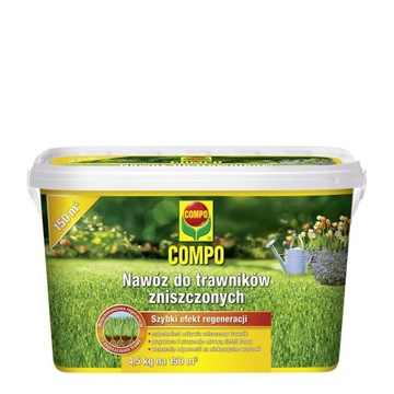 Nawóz do trawników zniszczonych 4,5kg