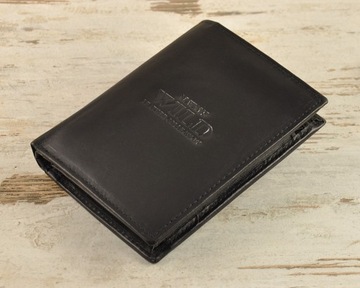 SKÓRZANY portfel MĘSKI -Always Wild- SKÓRA REFID karty dokumenty dowód