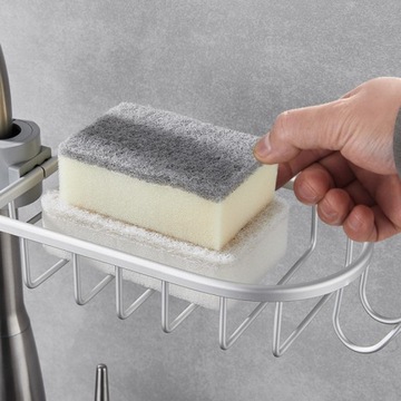 ДЕРЖАТЕЛЬ ГУБКИ для РАКОВИНЫ Органайзер для ванной ЖИДКОСТЬ