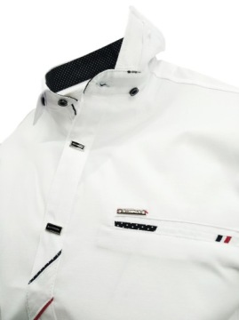 РУБАШКА МУЖСКАЯ БЕЛАЯ С КОРОТКИМ РУКАВОМ SDN 672 XXXL 3XL 47/48