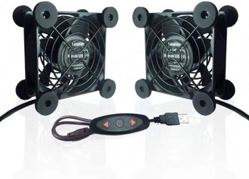 ZESTAW 2SZT - WENTYLATOR USB 80MM EASYCARGO
