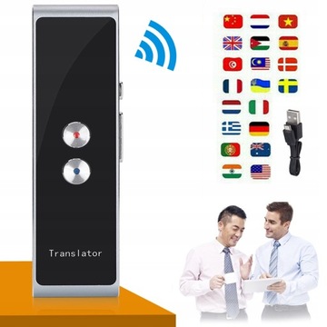 Translator Głosowy T8 Z Bluetooth 4.0 i Wsparciem Android/iOS