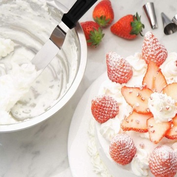 Лопатка кондитерская изогнутая для кремовых тортов ЕВРО