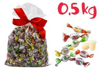 Cukierki Mini Pudrowe Ciut Ciut z Witaminą C 500 g Jedność 0,5 kg 500g